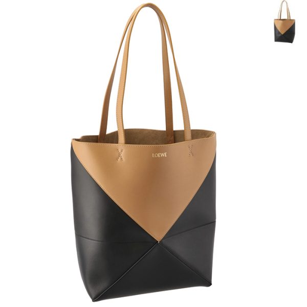 a779g50x180088 Loewe Puzzle Fold Medium Tote Bicolor