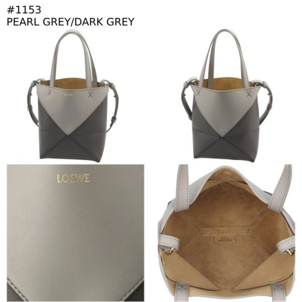 a779v25x070088 11 Loewe Puzzle Fold Mini Tote Bicolor