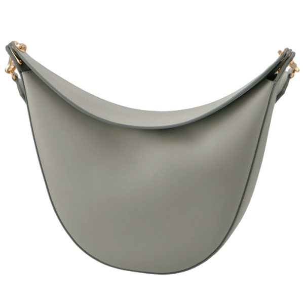 a923pl9x0700711760 1 Loewe Luna Hobo Logo Belt Shoulder Bag Gray