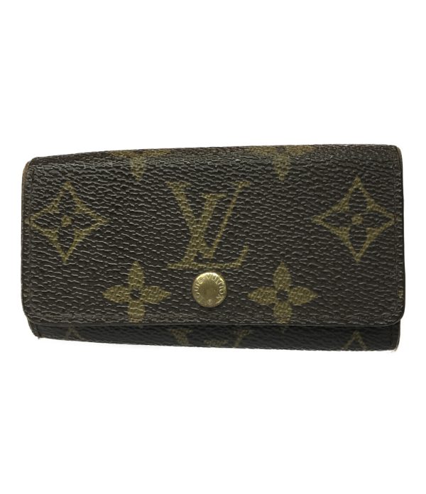 abo0042300 1 Louis Vuitton 4 key Case Multicle 4 Monogram Brown