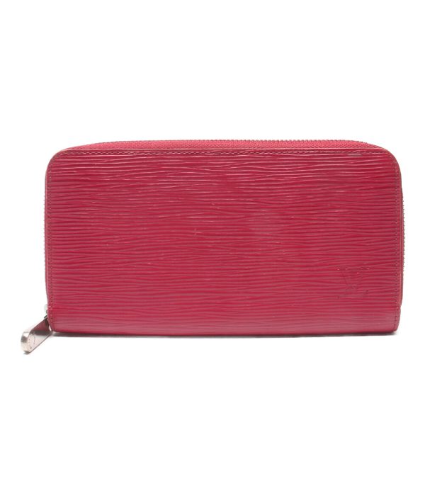 abo0042613 1 Louis Vuitton Round Zipper Long Wallet Zippy Red