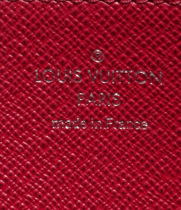 abo0042613 4 Louis Vuitton Round Zipper Long Wallet Zippy Red