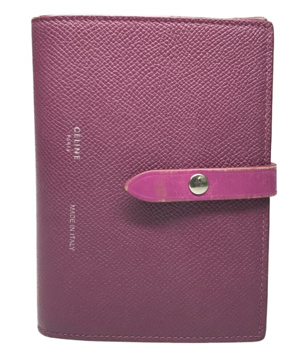 abo0045808 1 Celine Bifold Strap Wallet Purple