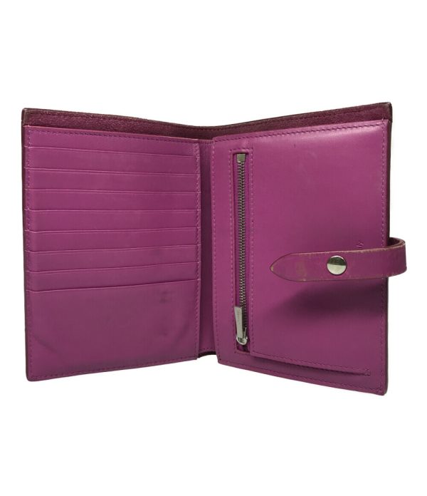 abo0045808 3 Celine Bifold Strap Wallet Purple