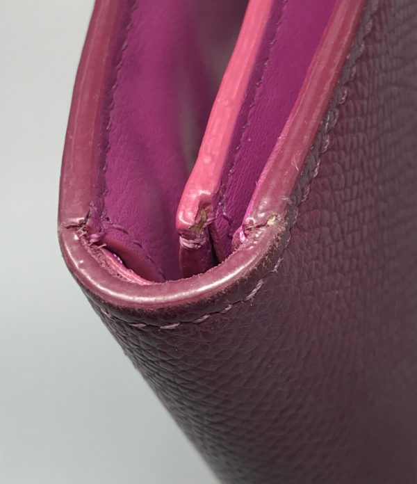 abo0045808 6 Celine Bifold Strap Wallet Purple