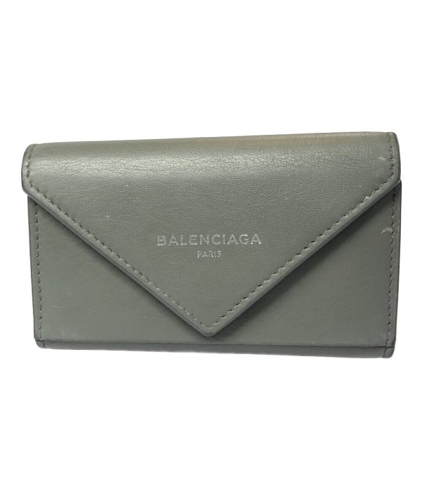 abo0047483 1 Balenciaga 6 Key Case Paper Gray