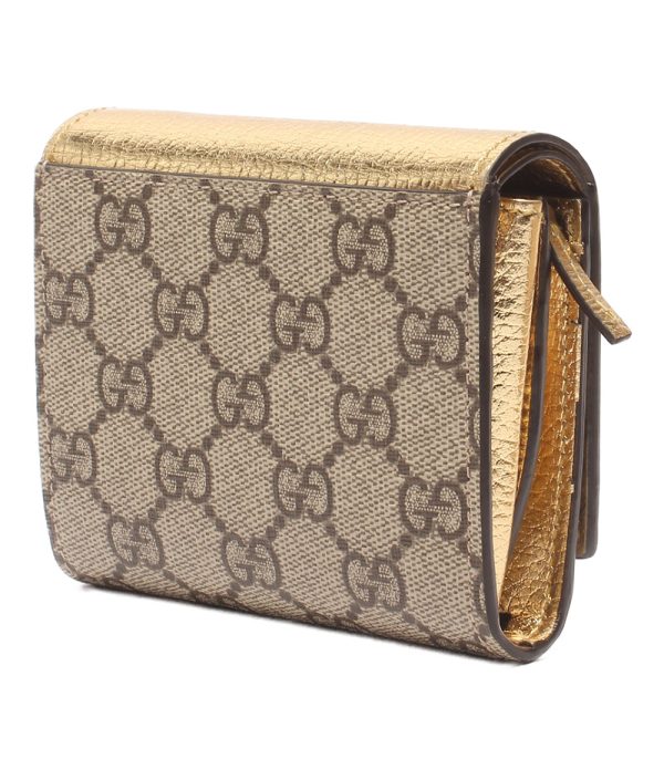 abo0052698 2 Gucci Bifold Wallet GG Marmont Beige