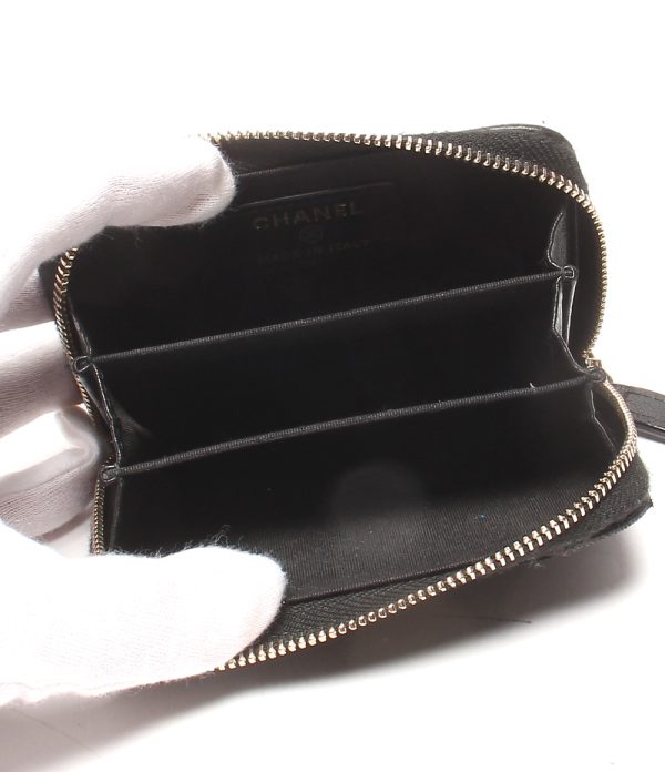 abo0053988 3 Chanel Zippy Coin Case Matelasse Black