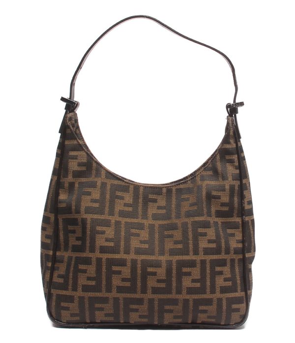 abo0055222 1 Fendi One Shoulder Handbag Zucca Brown