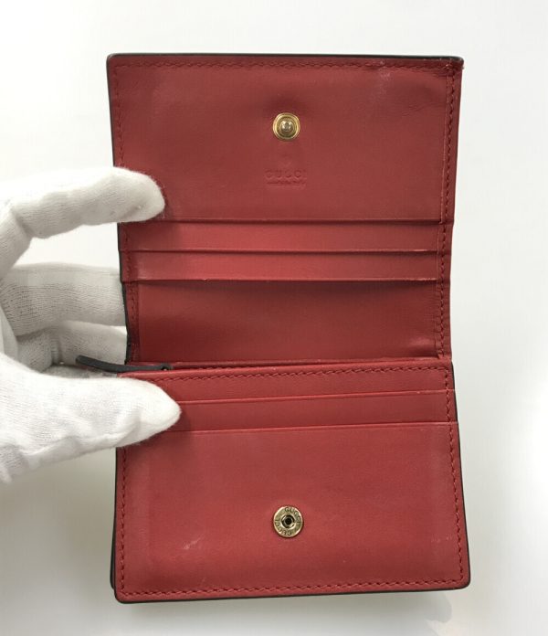 abo0055273 3 Gucci Bifold Wallet Cherry GG Supreme Beige