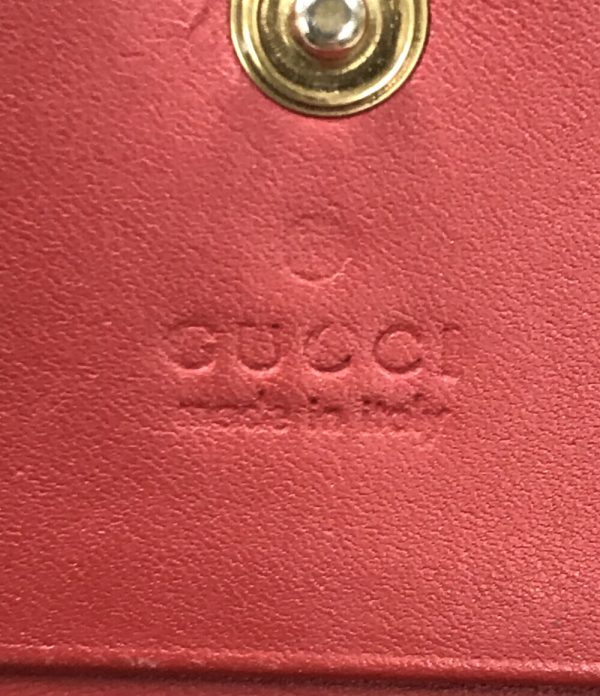 abo0055273 4 Gucci Bifold Wallet Cherry GG Supreme Beige