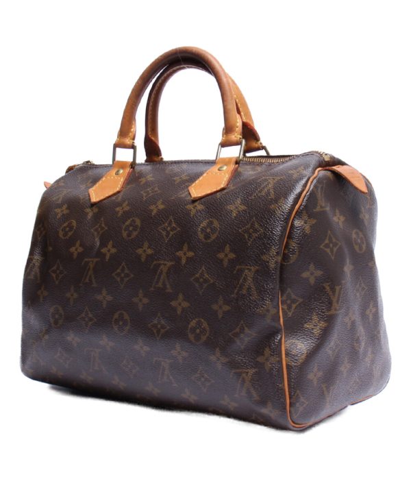 abo0056066 2 Louis Vuitton Handbag Speedy 30 Monogram Brown