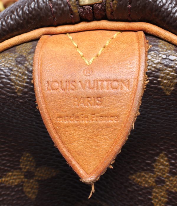 abo0056066 4 Louis Vuitton Handbag Speedy 30 Monogram Brown