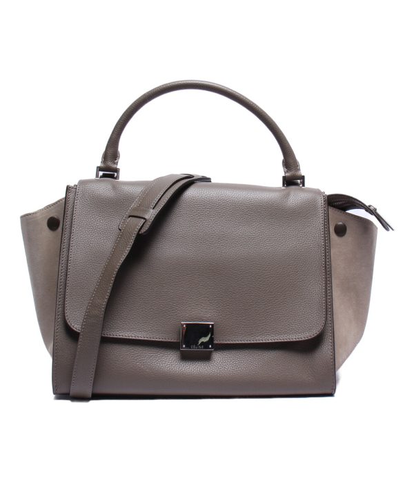 abo0056120 1 Celine 2way Handbag Shoulder Brown