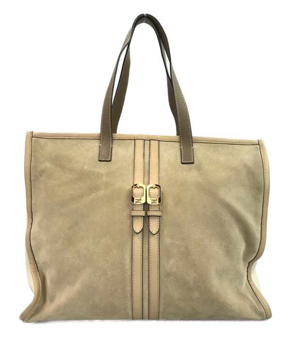 abo0057116 1 Fendi Tote Bag Beige