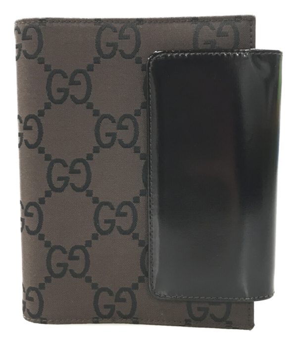 abo0057216 1 Gucci Notebook Cover 6 Holes Brown