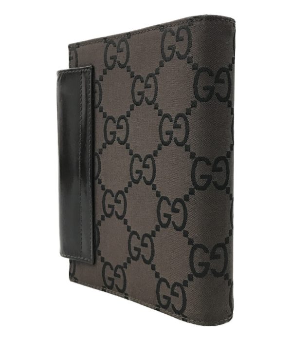 abo0057216 2 Gucci Notebook Cover 6 Holes Brown