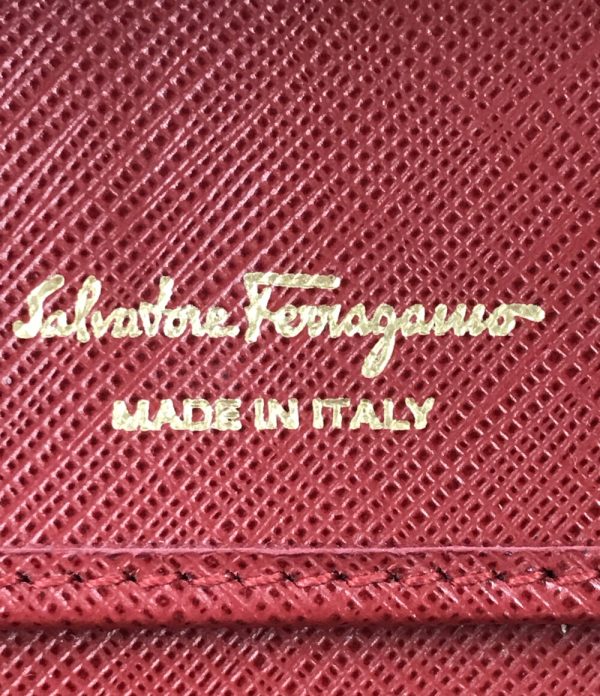 abo0057766 4 Salvatore Ferragamo Trifold Wallet Vara Red