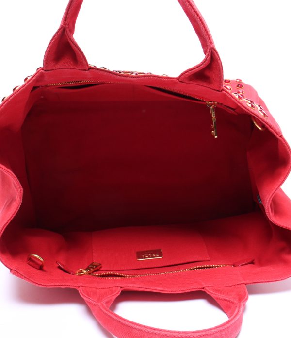 abo0057796 3 Prada 2way Tote Shoulder Bag Diagonal Canapa Red