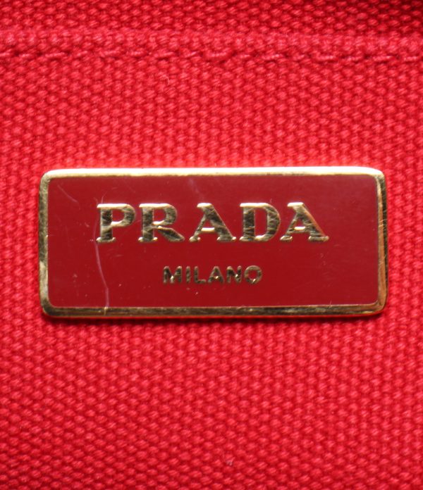 abo0057796 4 Prada 2way Tote Shoulder Bag Diagonal Canapa Red