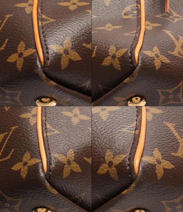 abo0057832 5 Louis Vuitton 2way Handbag Tournelle PM Brown