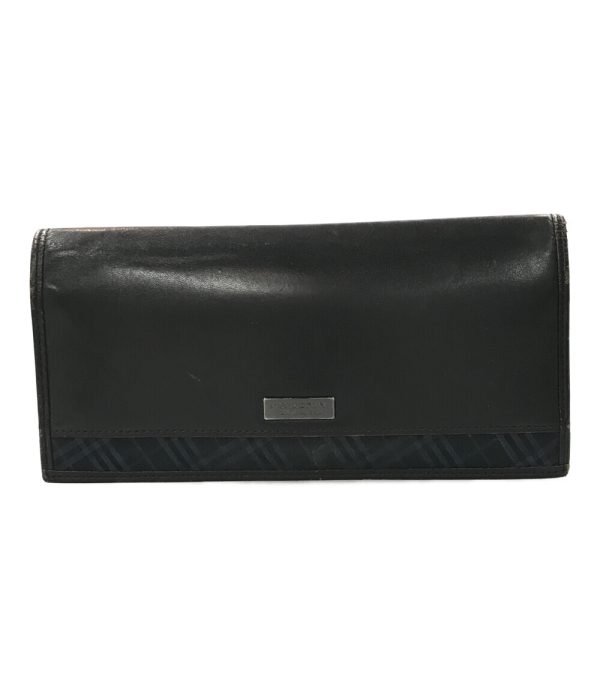 abo0057845 1 Burberry Black Label Long Wallet Black