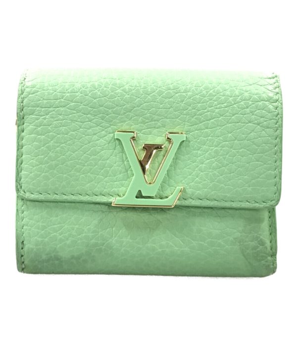 abo0058372 1 Louis Vuitton Wallet Mini Portefeuille Green