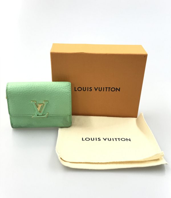 abo0058372 8 Louis Vuitton Wallet Mini Portefeuille Green