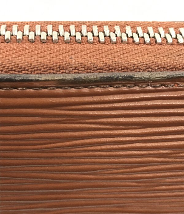 abo0058376 7 Louis Vuitton Round Zipper Long Zippy Wallet Brown