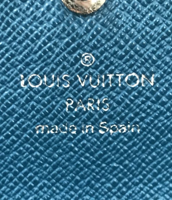 abo0058388 4 Louis Vuitton Long Wallet Portefeuille Sarah Blue