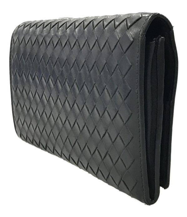 abo0058963 2 Bottega Veneta Long Wallet Intrecciato Black