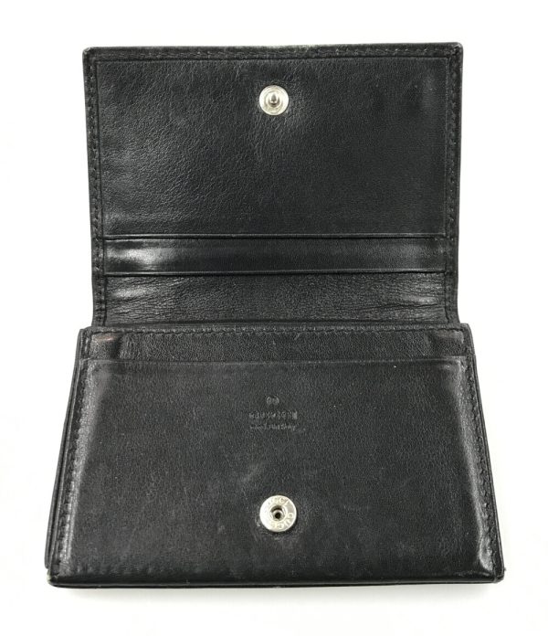 abo0060085 3 Gucci Business Card Case Black