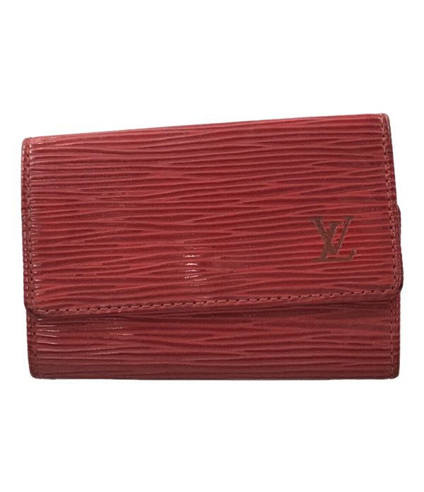 abo0060219 1 Louis Vuitton 6 Key Case Multicle 6 Epi Red