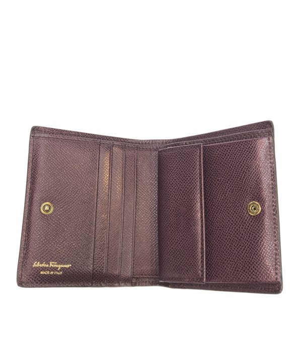 abo0060703 3 Salvatore Ferragamo Bifold Wallet Gancini Red