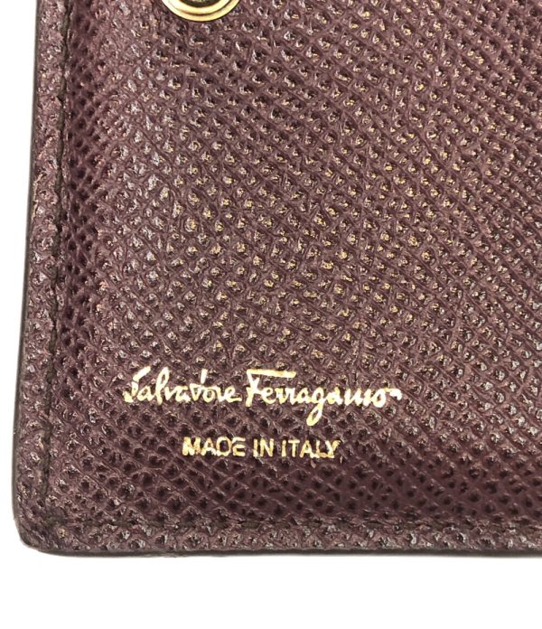 abo0060703 4 Salvatore Ferragamo Bifold Wallet Gancini Red