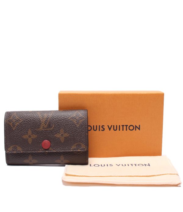 abo0060704 8 Louis Vuitton 6 Key Case Multicle 6 Monogram Brown