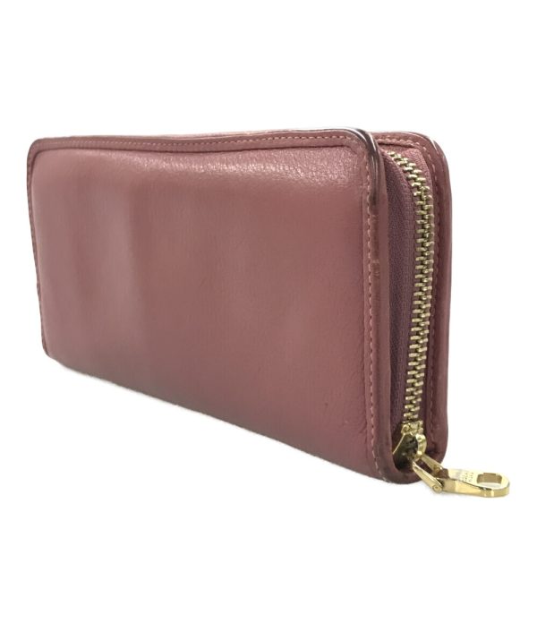 abo0060705 2 Loewe Round Zipper Long Wallet Pink