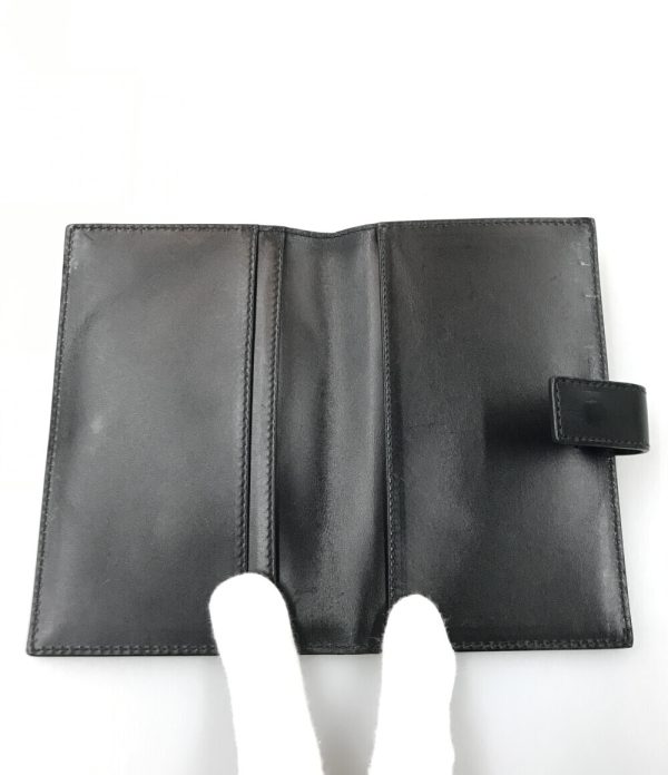 abo0060740 3 Gucci Notebook Cover 6 Holes Black