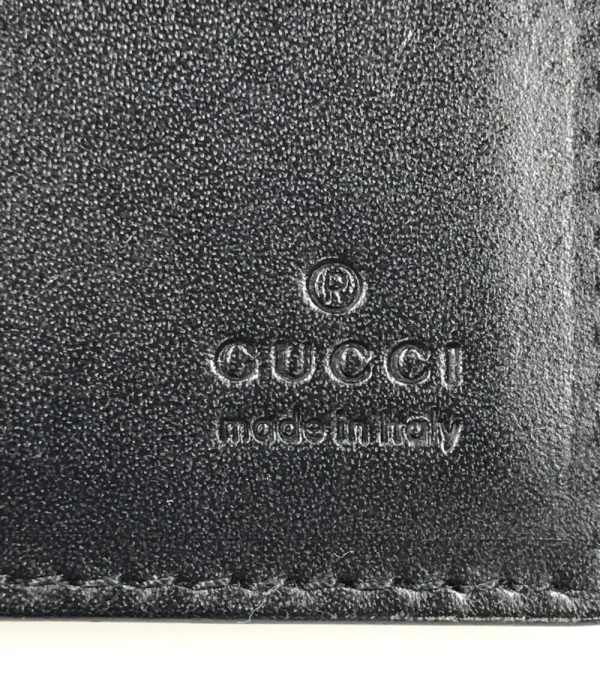 abo0060740 4 Gucci Notebook Cover 6 Holes Black