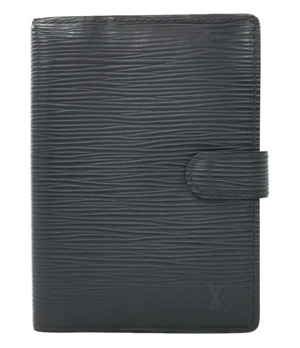 abo0062296 1 Louis Vuitton Notebook Cover Agenda PM Epi Black