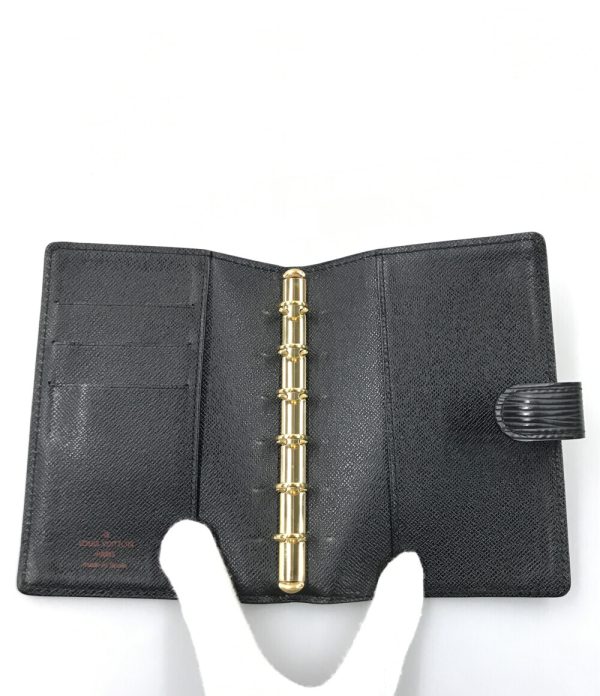 abo0062296 3 Louis Vuitton Notebook Cover Agenda PM Epi Black