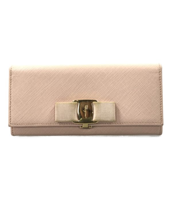 abo0062558 1 Salvatore Ferragamo Long Wallet Vara Pink