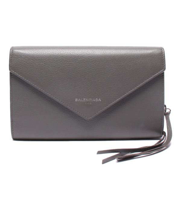 abo0062561 1 Balenciaga Long Wallet Paper Manny Gray