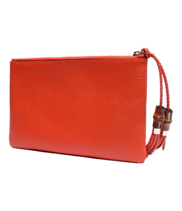 abo0064815 2 Gucci Clutch Bag Bamboo Orange