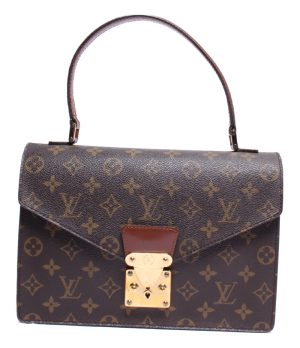 abo0064857 1 Louis Vuitton Speedy 25 Monogram Canvas Handbag Brown