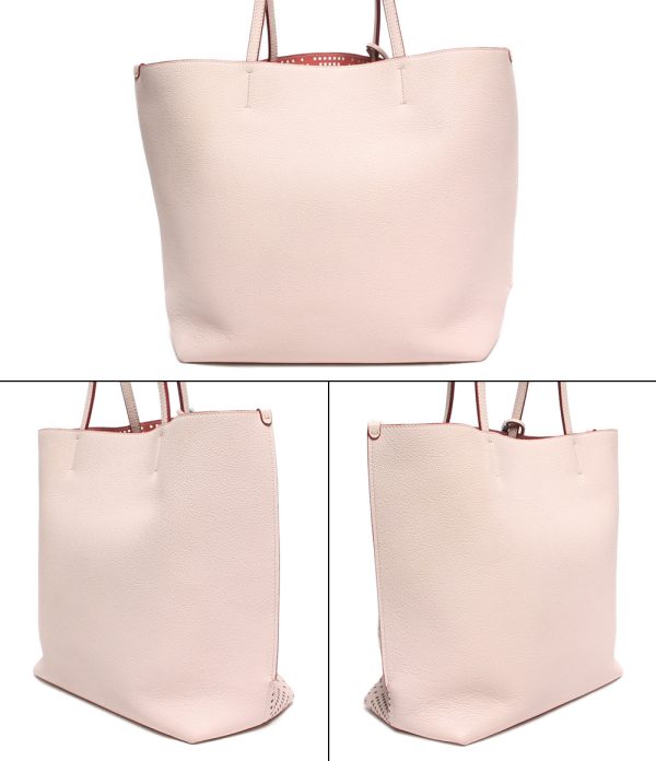 abo0066726 2 Christian Dior Leather Tote Bag Punching Pink