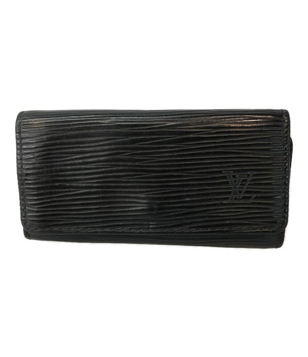 abo0066767 1 Louis Vuitton 4 key Case Multicle 4 Epi Black