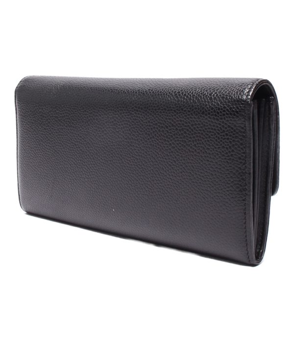 abo0067285 2 Chanel Long Wallet Here Mark Black