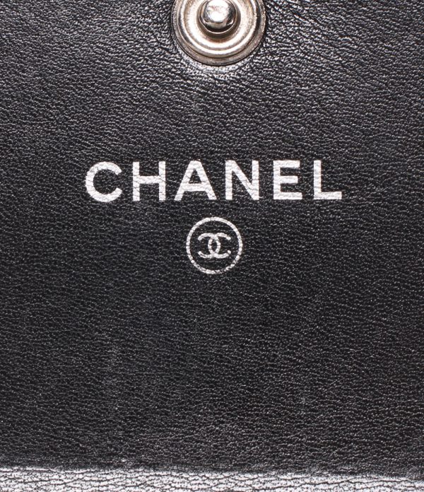 abo0067285 4 Chanel Long Wallet Here Mark Black