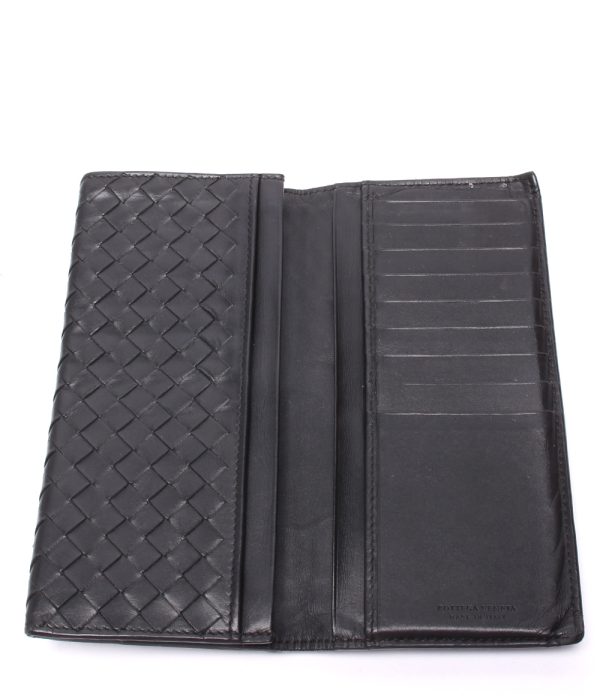 abo0068264 3 Bottega Veneta Long Wallet Black